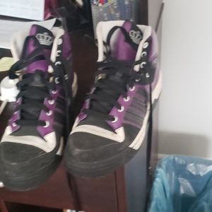 Adidas Hightops Purple/black/white